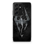 The Elder Scrolls V Skyrim Logo Galaxy S21 Ultra Case