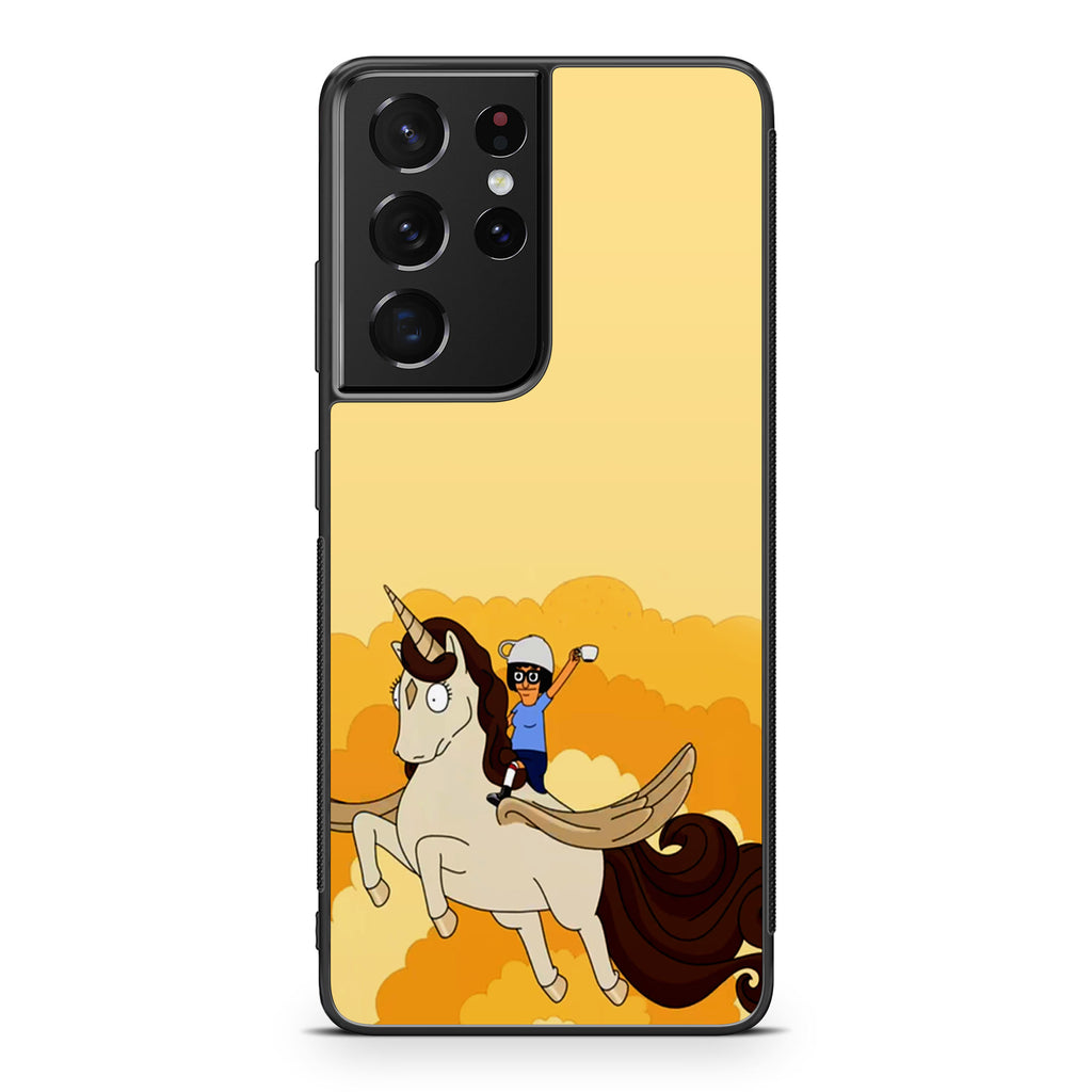 Tina Belcher And Unicorn Galaxy S21 Ultra Case
