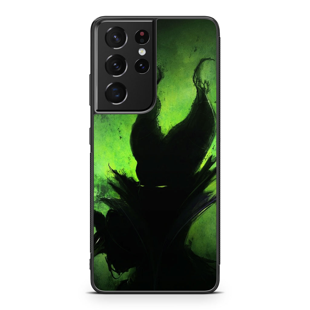 Villains Maleficent Silhouette Galaxy S21 Ultra Case