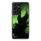 Villains Maleficent Silhouette Galaxy S21 Ultra Case