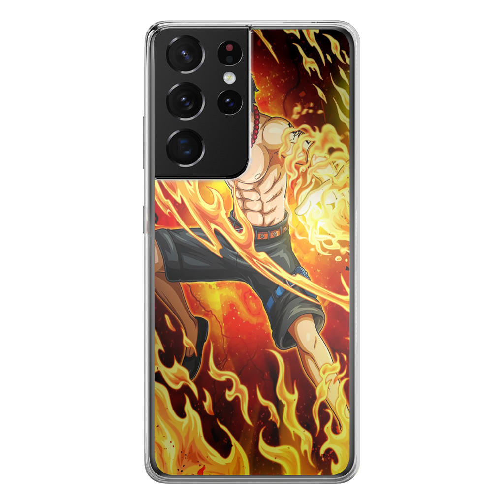 Ace Fire Fist Galaxy S21 Ultra Case