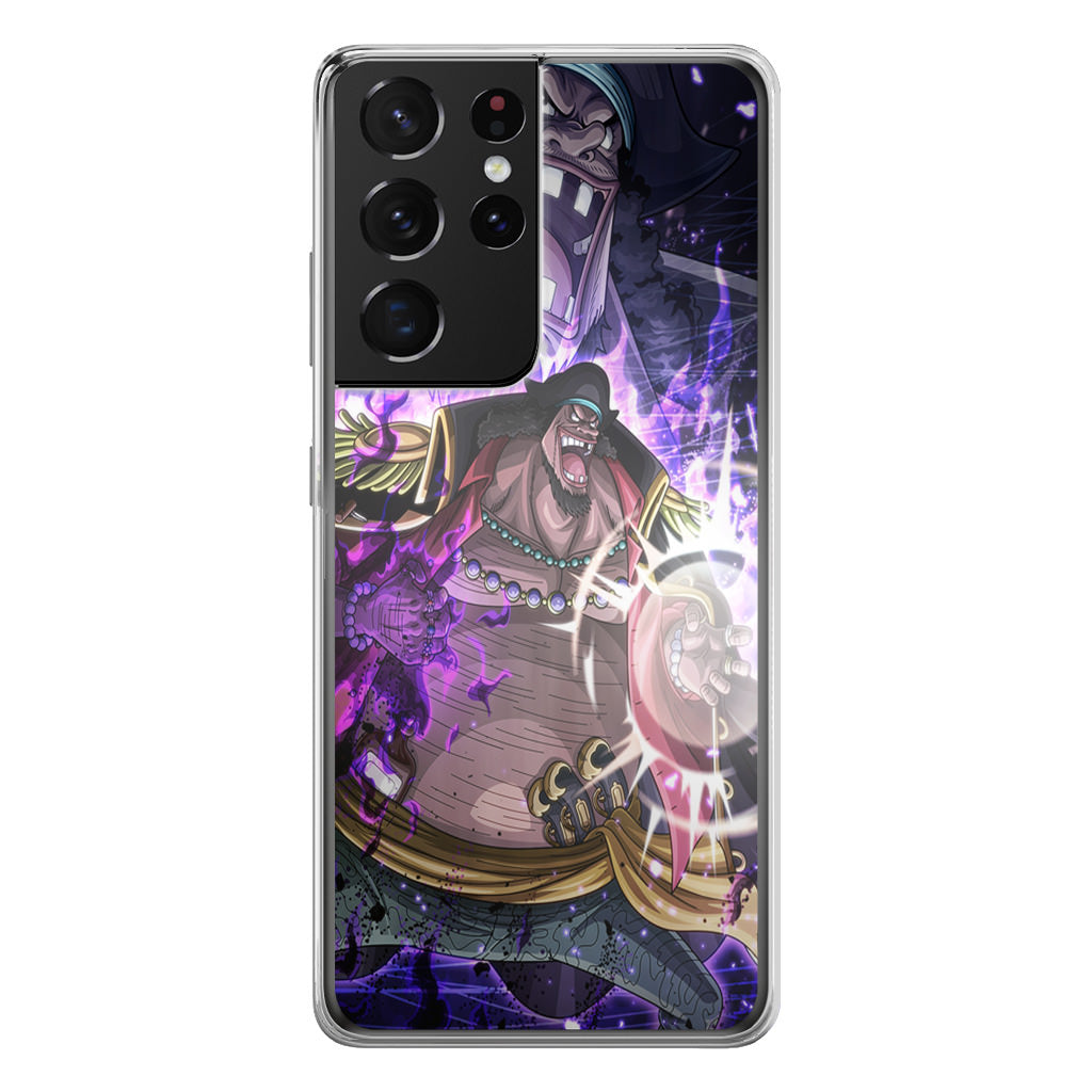 Kurohige With Two Devil Fruits Power Galaxy S21 Ultra Case