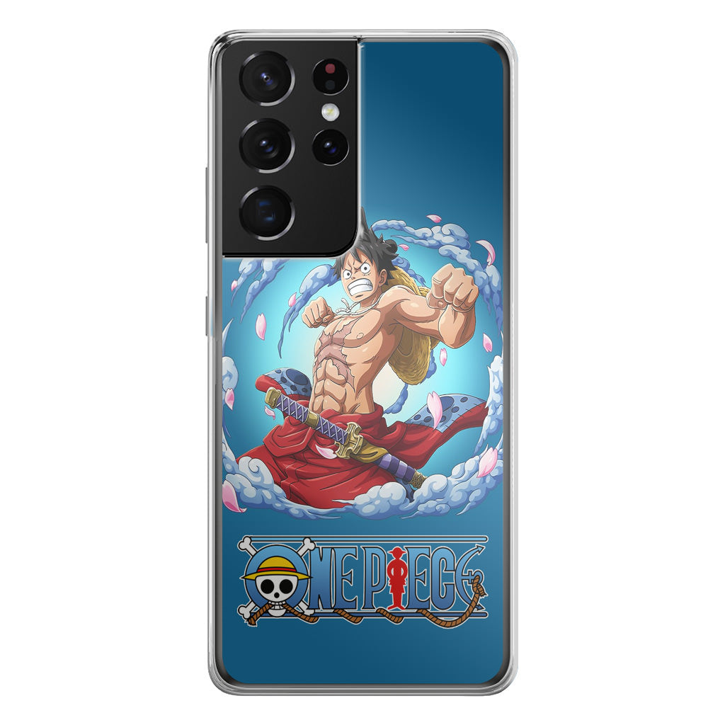 Luffy Arc Wano One Piece Galaxy S21 Ultra Case