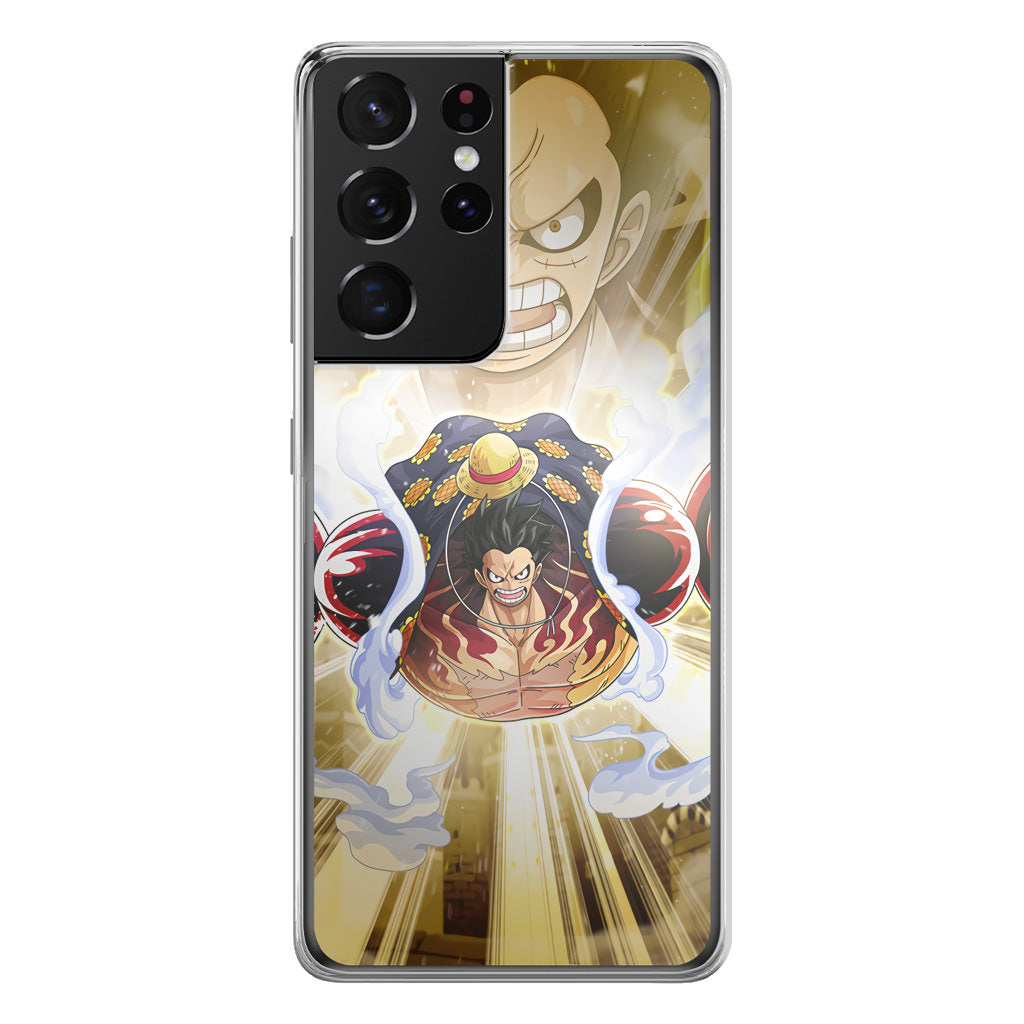 Luffy Flying Bounce Man Galaxy S21 Ultra Case