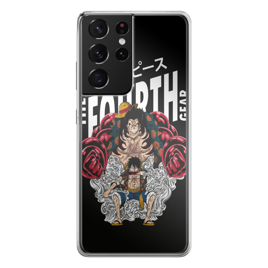 Luffy The Fourth Gear Black Galaxy S21 Ultra Case