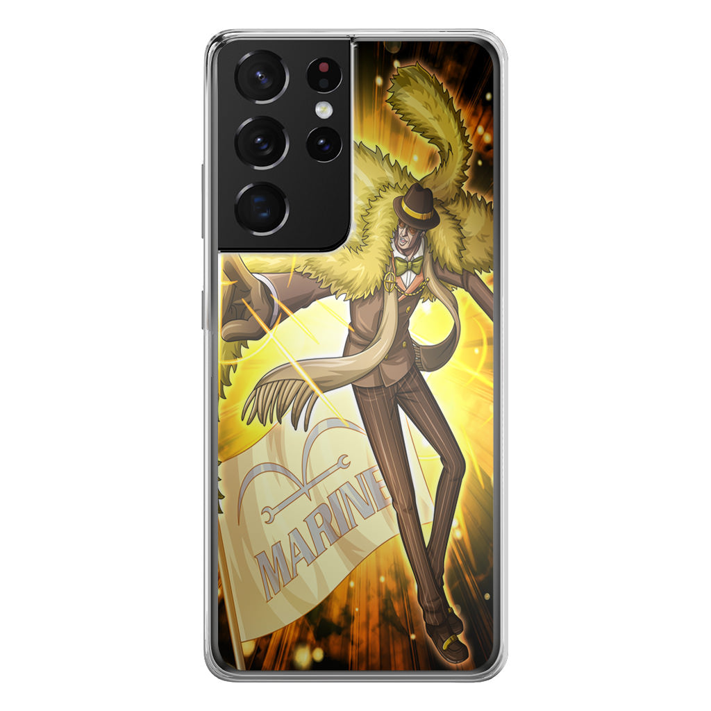 Marine Admiral Borsalino Galaxy S21 Ultra Case