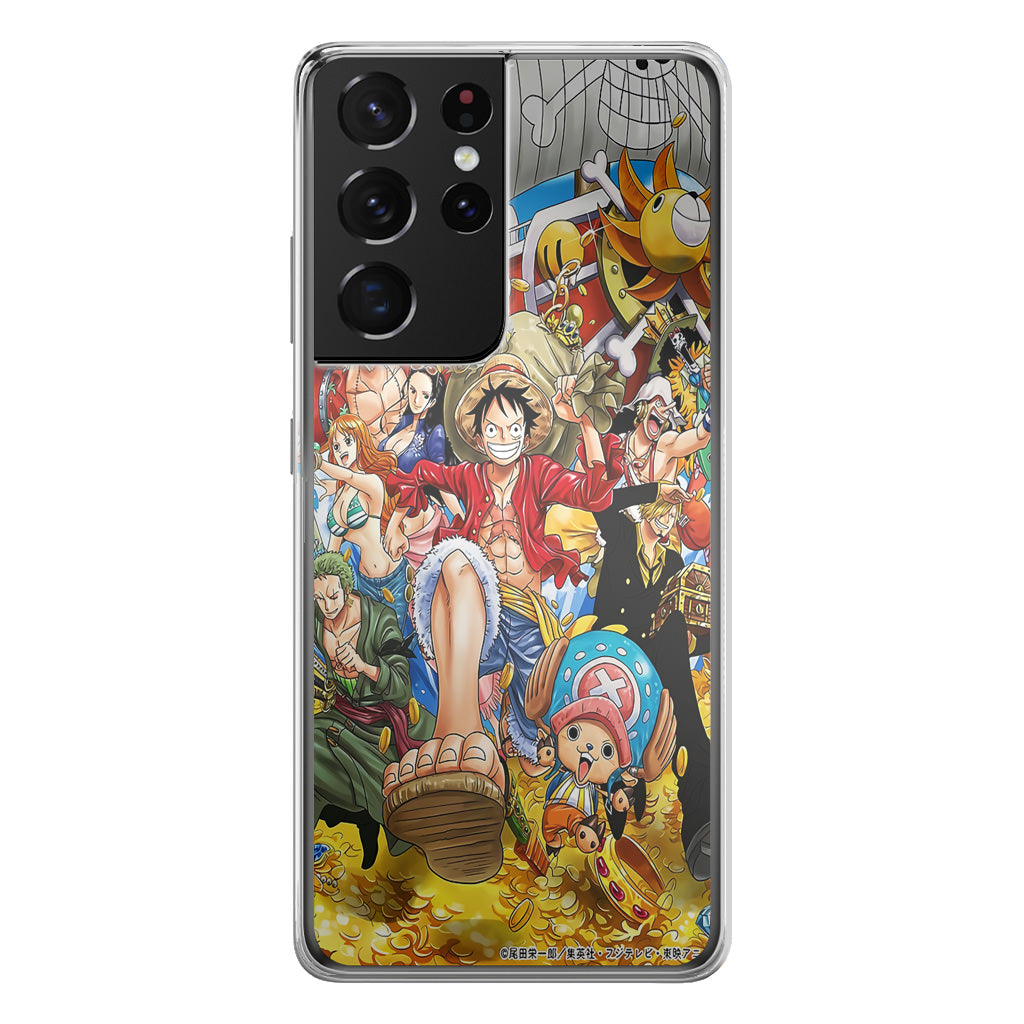 Mugiwara Crew One Piece Galaxy S21 Ultra Case