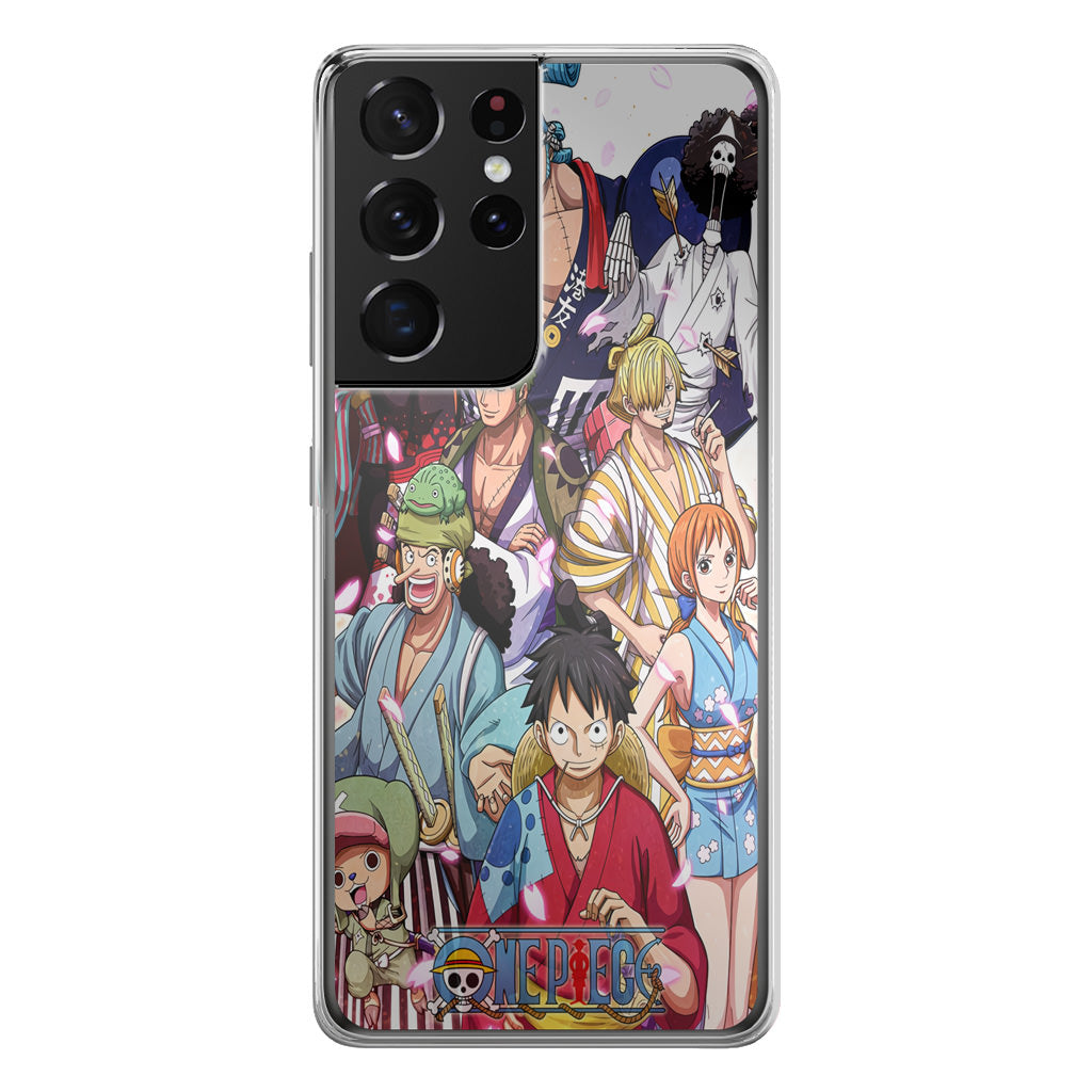 Mugiwara Crew Wano Galaxy S21 Ultra Case