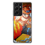 Portgas D Ace Hiken Galaxy S21 Ultra Case