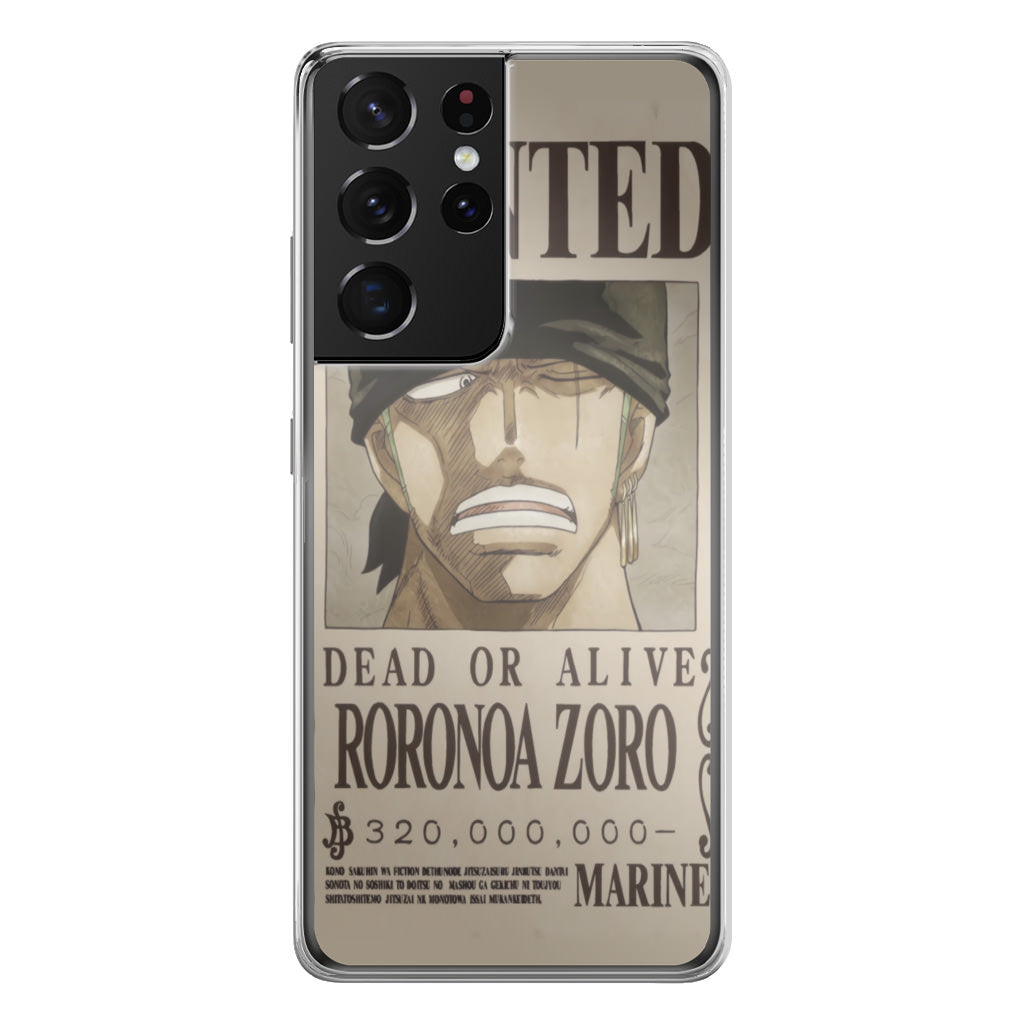 Roronoa Zoro Bounty Galaxy S21 Ultra Case