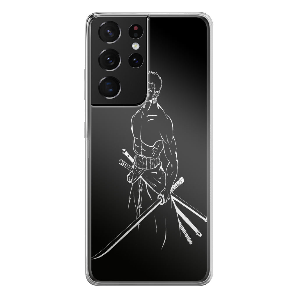 Roronoa Zoro Outlines Galaxy S21 Ultra Case