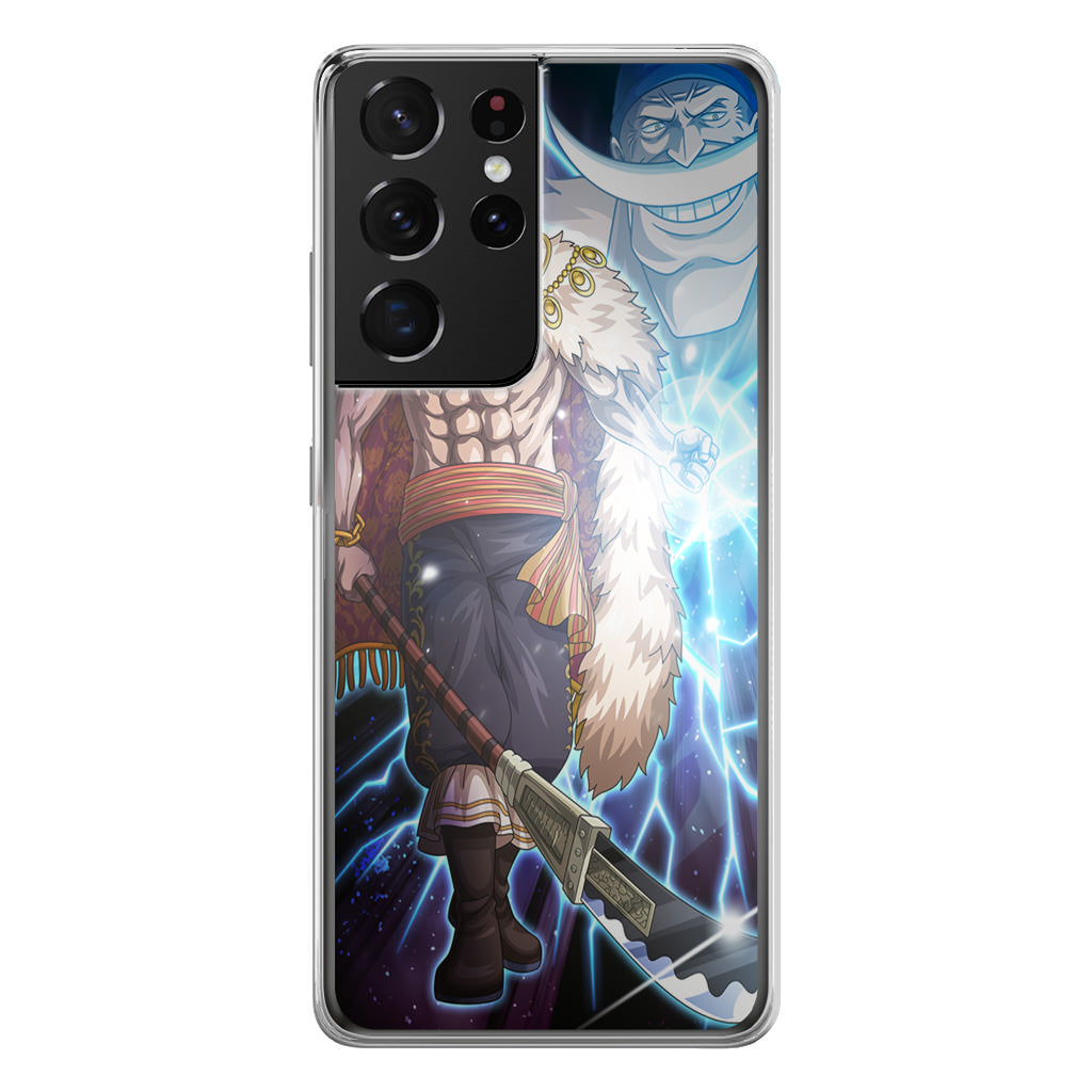 Shirohige With Gura Gura Power Galaxy S21 Ultra Case