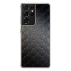 Black Royal Pattern Galaxy S21 Ultra Case