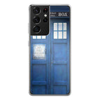 Blue Police Call Box Galaxy S21 Ultra Case
