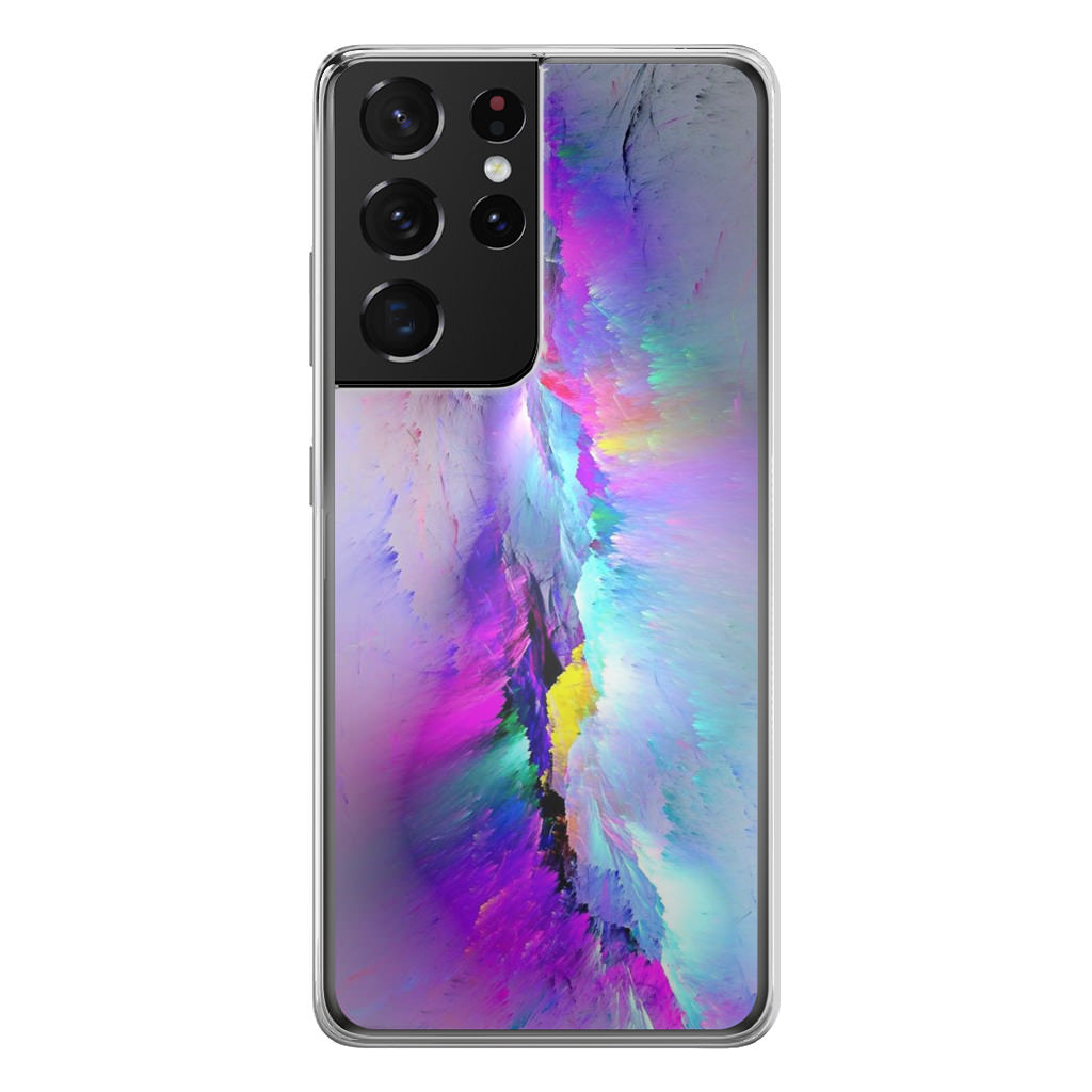 Colorful Abstract Smudges Galaxy S21 Ultra Case