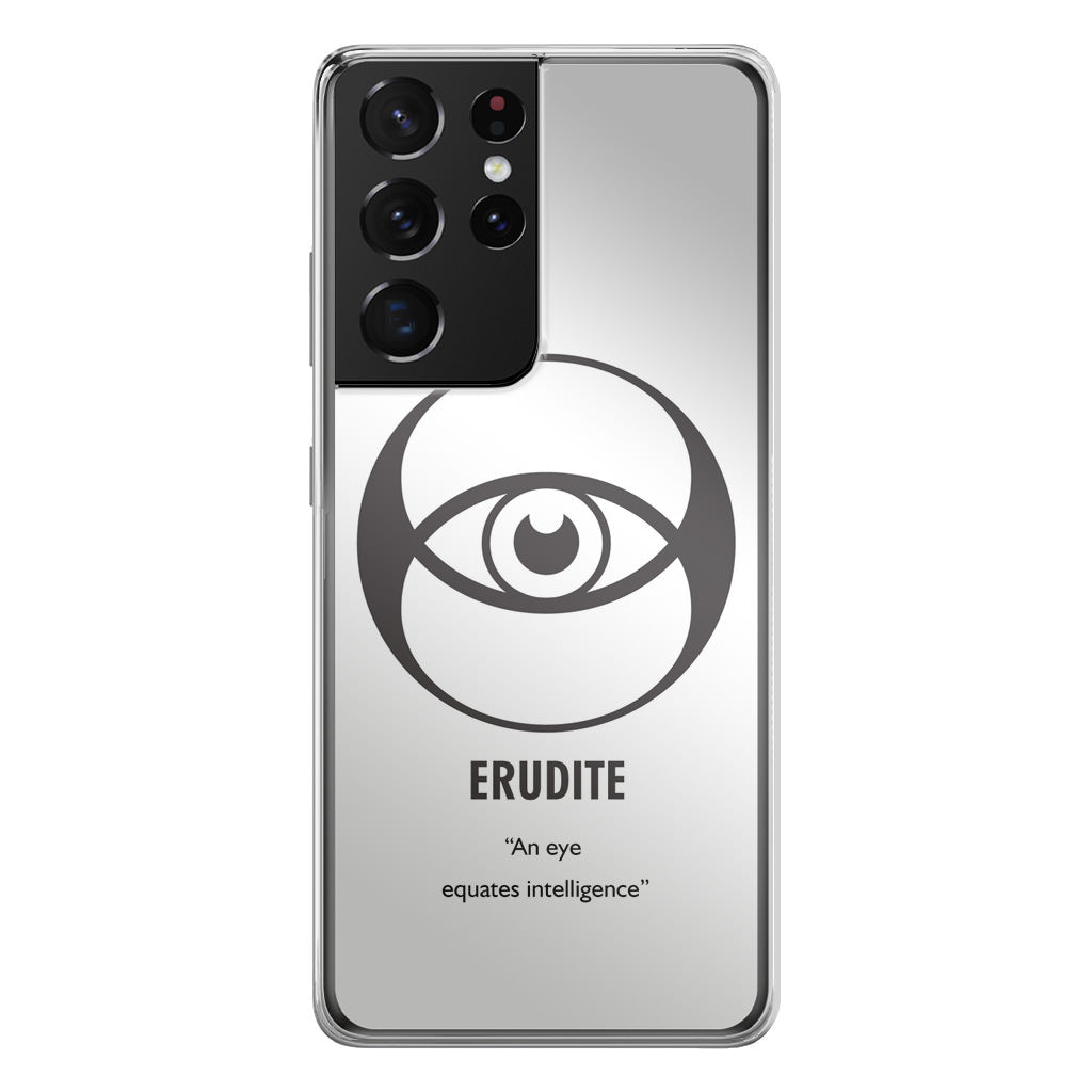 Erudite Divergent Faction Galaxy S21 Ultra Case