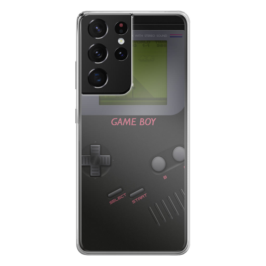 Game Boy Black Model Galaxy S21 Ultra Case