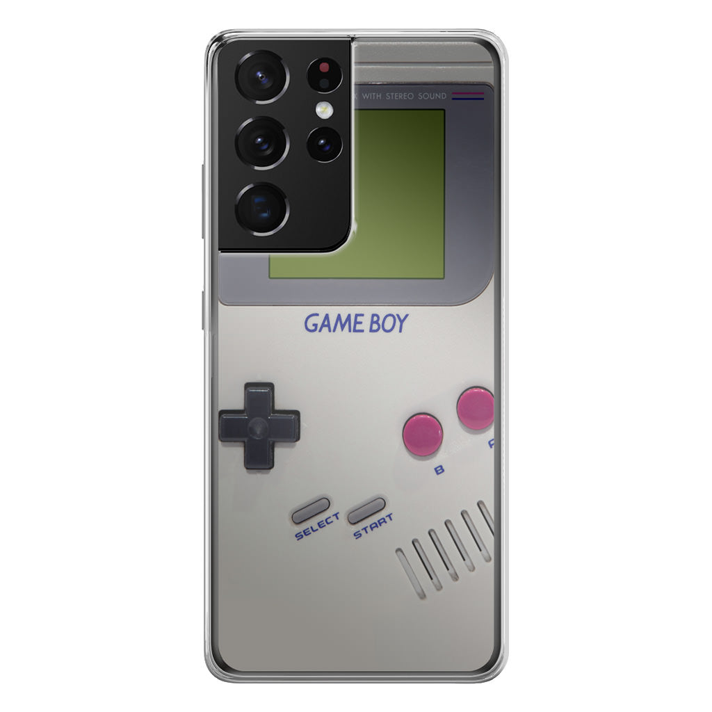 Game Boy Grey Model Galaxy S21 Ultra Case