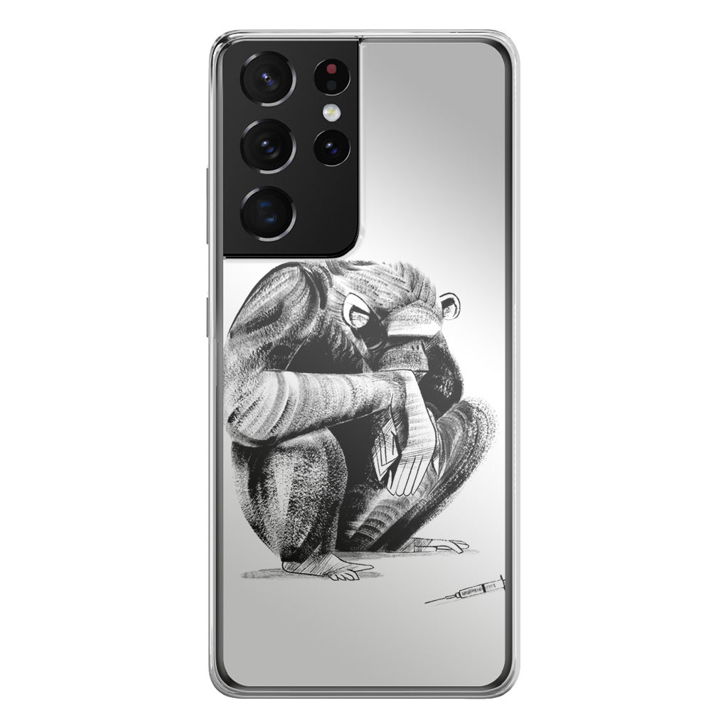 Guinea Chimp Galaxy S21 Ultra Case