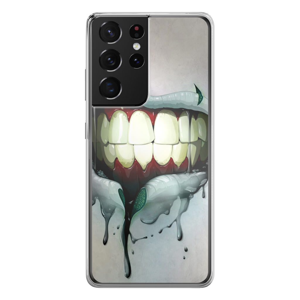 Lips Mouth Teeth Galaxy S21 Ultra Case