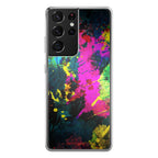 Mixture Colorful Paint Galaxy S21 Ultra Case
