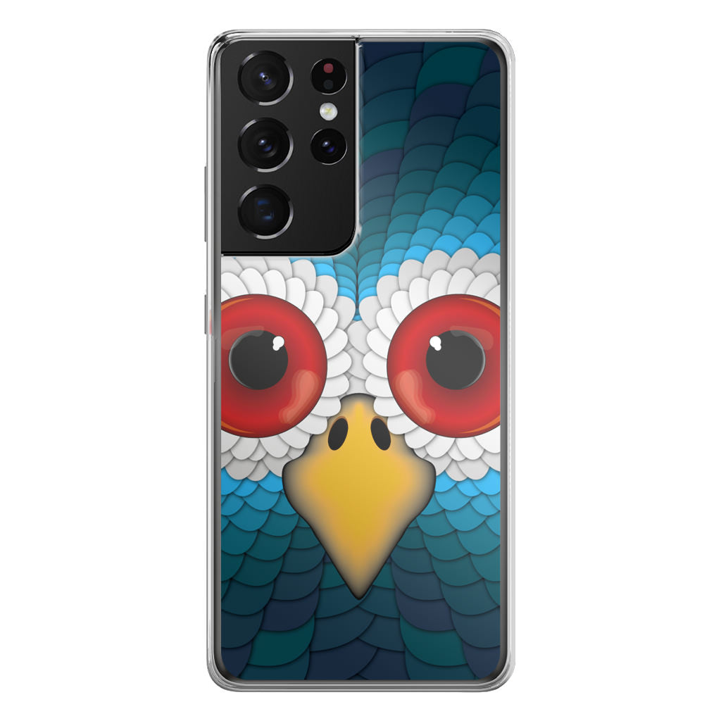 Owl Art Galaxy S21 Ultra Case