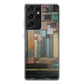 Painted Abstract Wood Sculptures Galaxy S21 Ultra Case