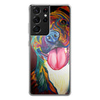 Pitbull Painting Art Galaxy S21 Ultra Case