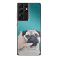 Pug is on the Phone Galaxy S21 Ultra Case