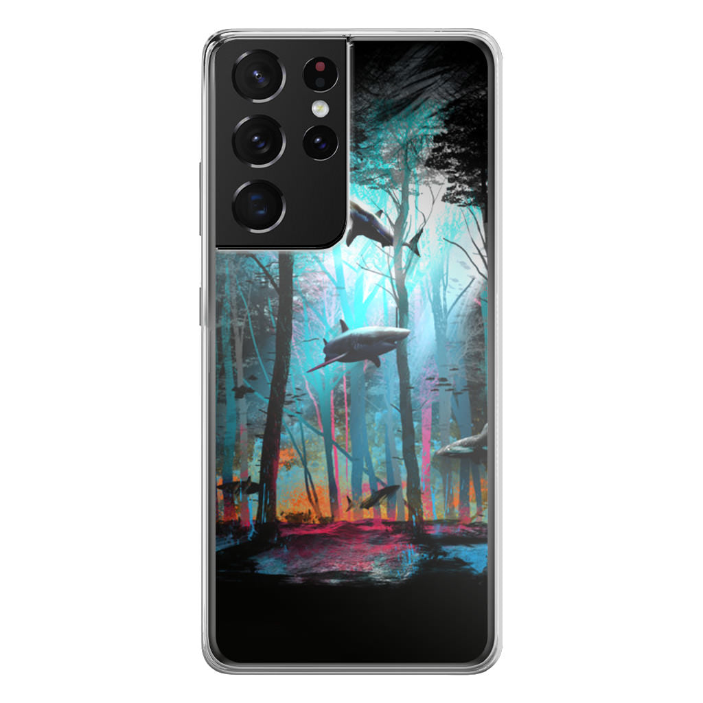 Shark Forest Galaxy S21 Ultra Case