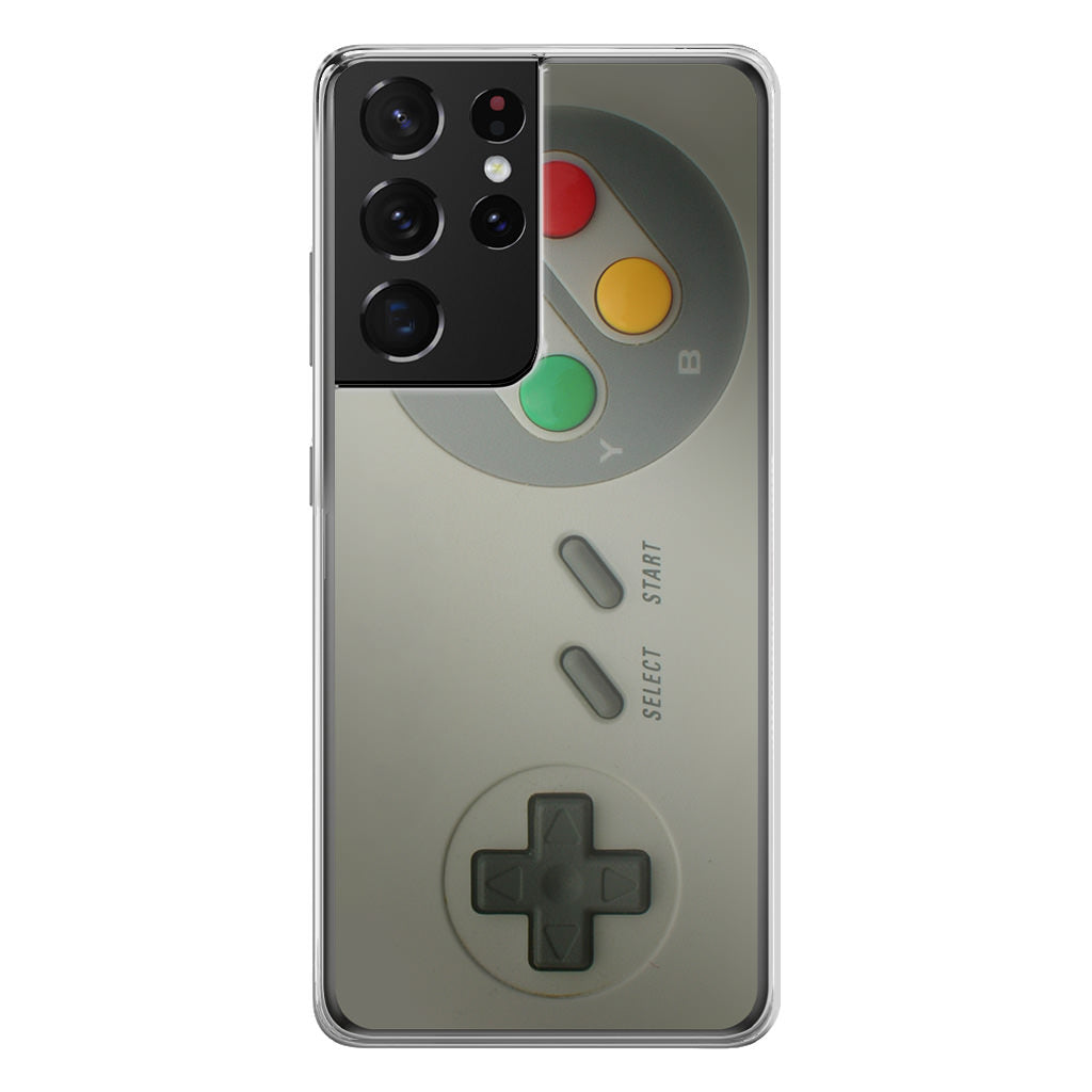 Silver Console Controller Galaxy S21 Ultra Case