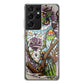 Sugar Skull Owl Tattoo Galaxy S21 Ultra Case