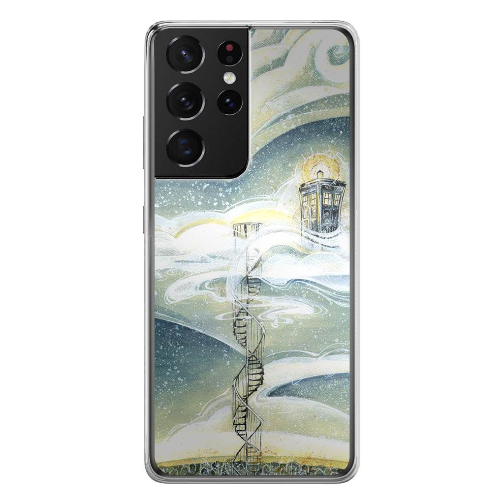 Tardis Cloud Galaxy S21 Ultra Case