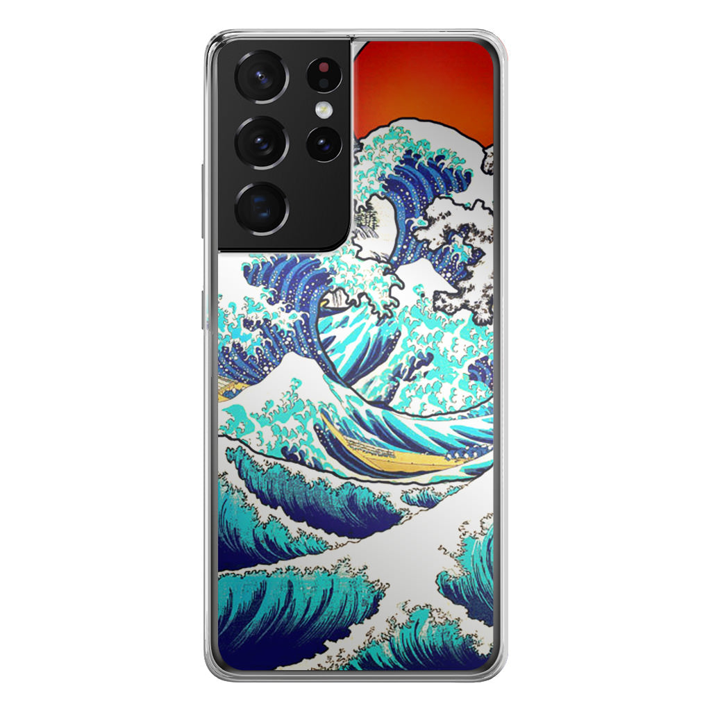 The Great Wave off Kanagawa Galaxy S21 Ultra Case
