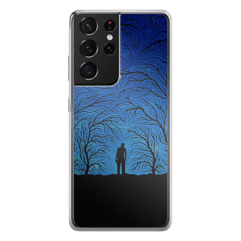 Trees People Shadow Galaxy S21 Ultra Case