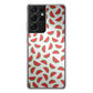 Watermelon Fruit Pattern White Galaxy S21 Ultra Case