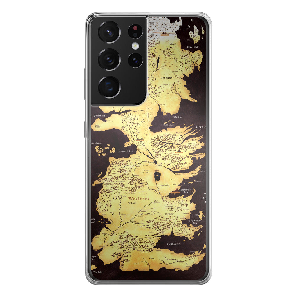 Westeros Map Galaxy S21 Ultra Case