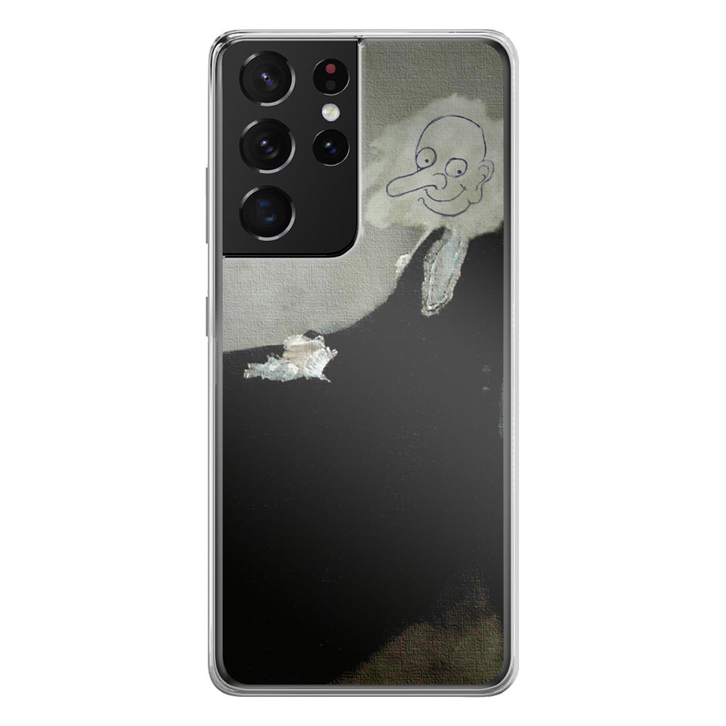 Whistler's Mother by Mr. Bean Galaxy S21 Ultra Case