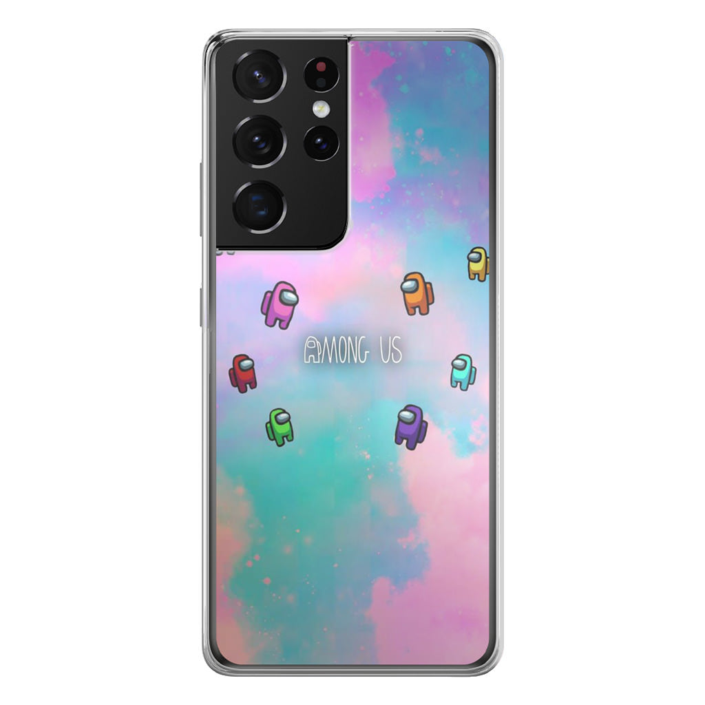 Among Us Colorful Galaxy S21 Ultra Case