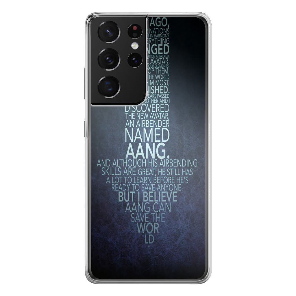 Avatar Quotes Galaxy S21 Ultra Case