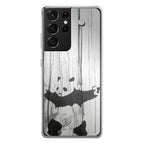Banksy Graffiti Panda Galaxy S21 Ultra Case