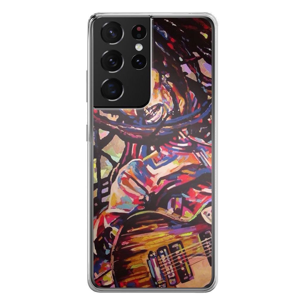 Bob Marley Art Galaxy S21 Ultra Case