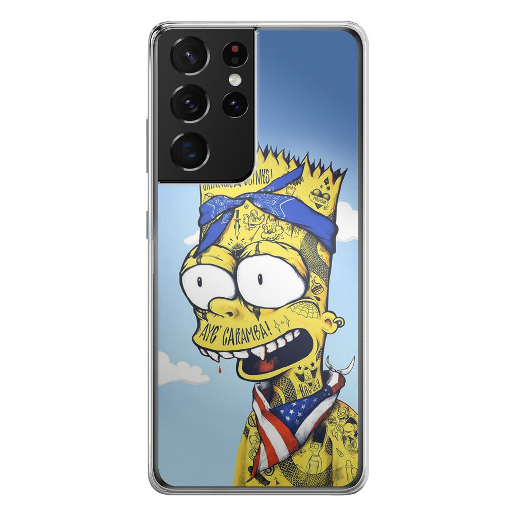 Bootleg Bart Galaxy S21 Ultra Case