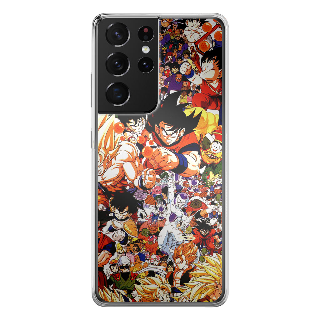 Dragon Ball All Characters Galaxy S21 Ultra Case