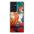 Dragon Ball Super SSGSS Goku And Vegeta Galaxy S21 Ultra Case