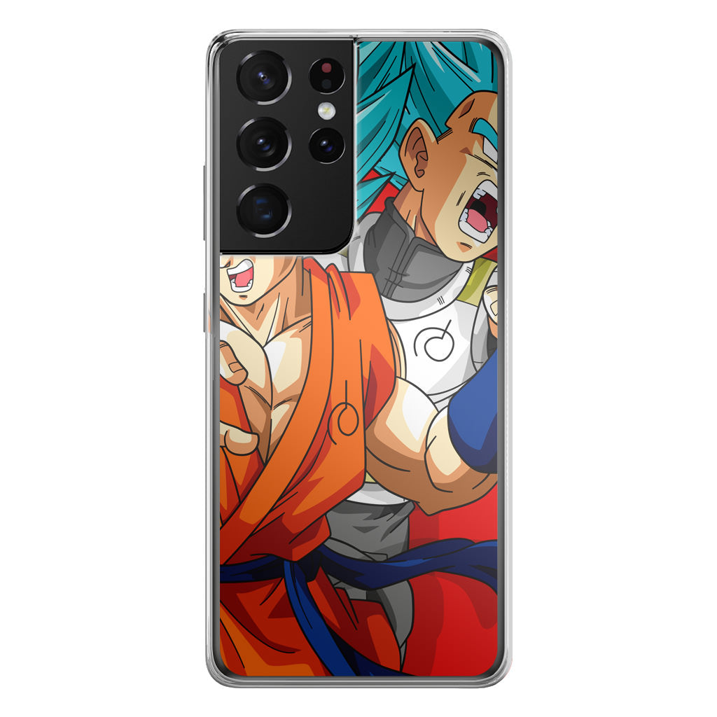 Dragon Ball Super SSGSS Goku And Vegeta Galaxy S21 Ultra Case