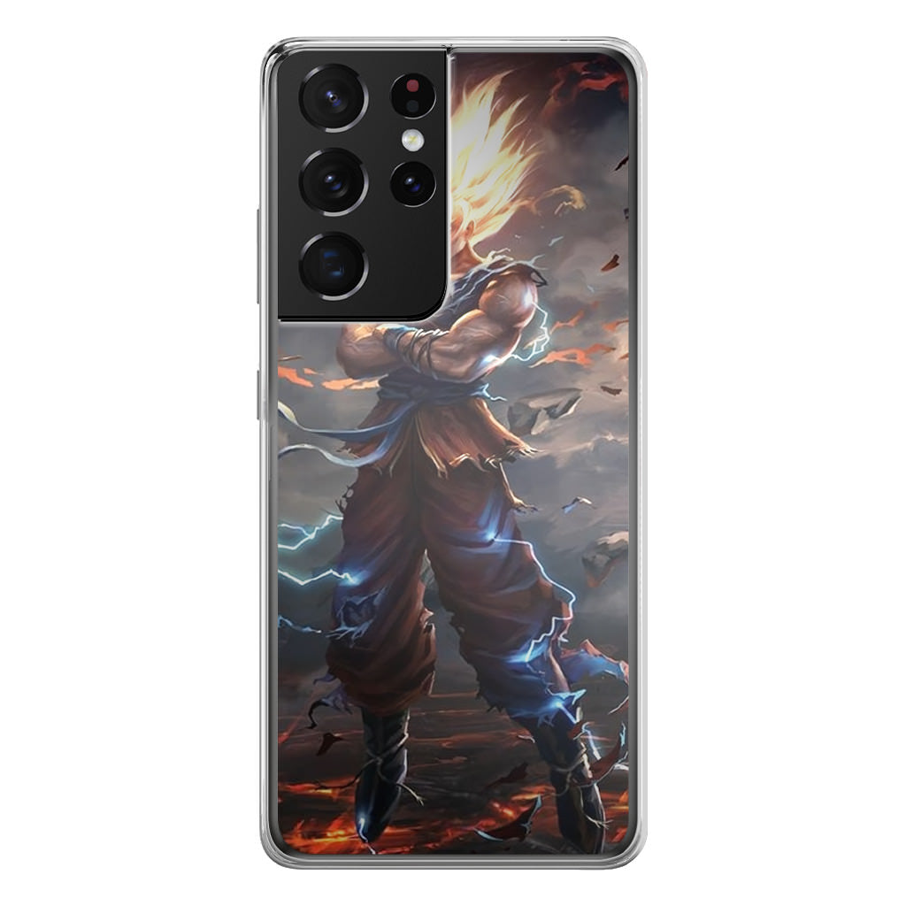 Evil Goku Galaxy S21 Ultra Case