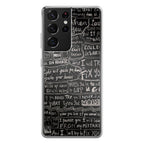Fix You Lyrics Galaxy S21 Ultra Case