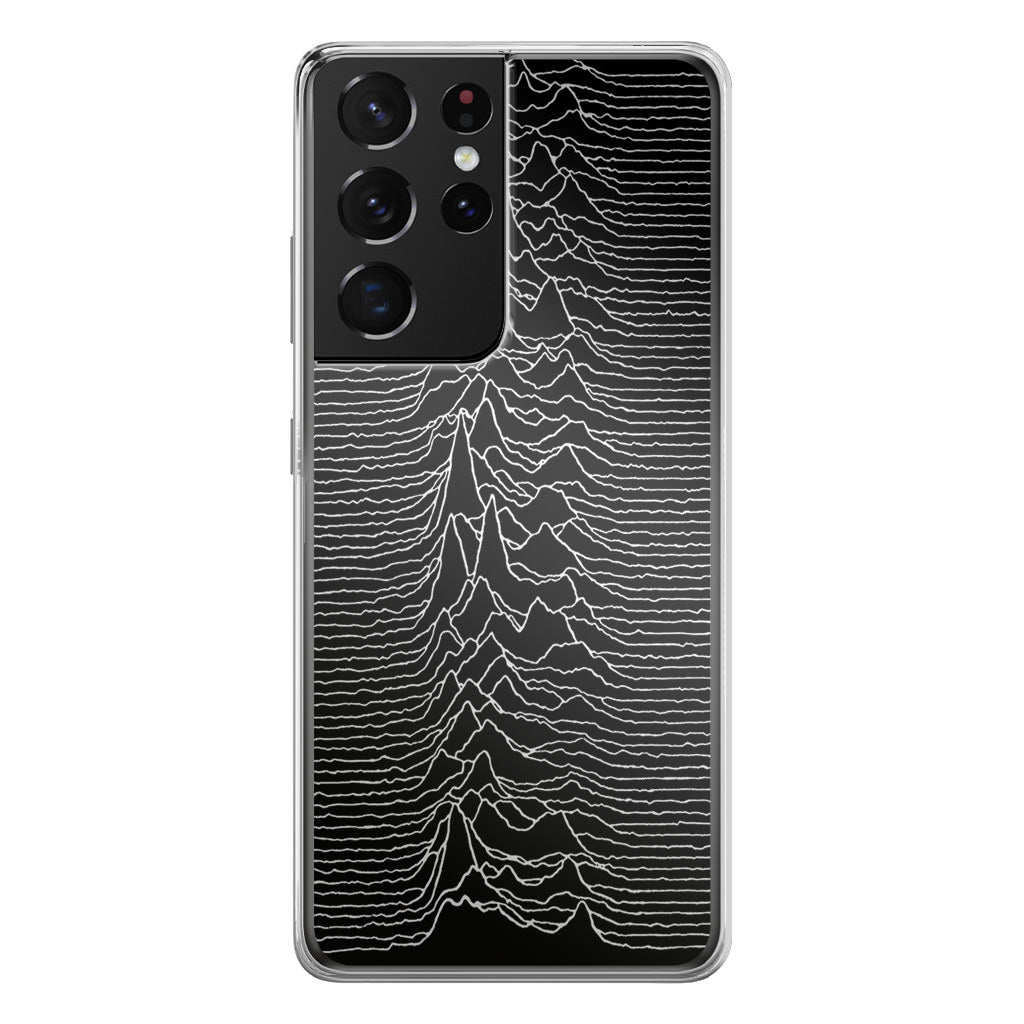 Joy Division Unknown Pleasures Galaxy S21 Ultra Case