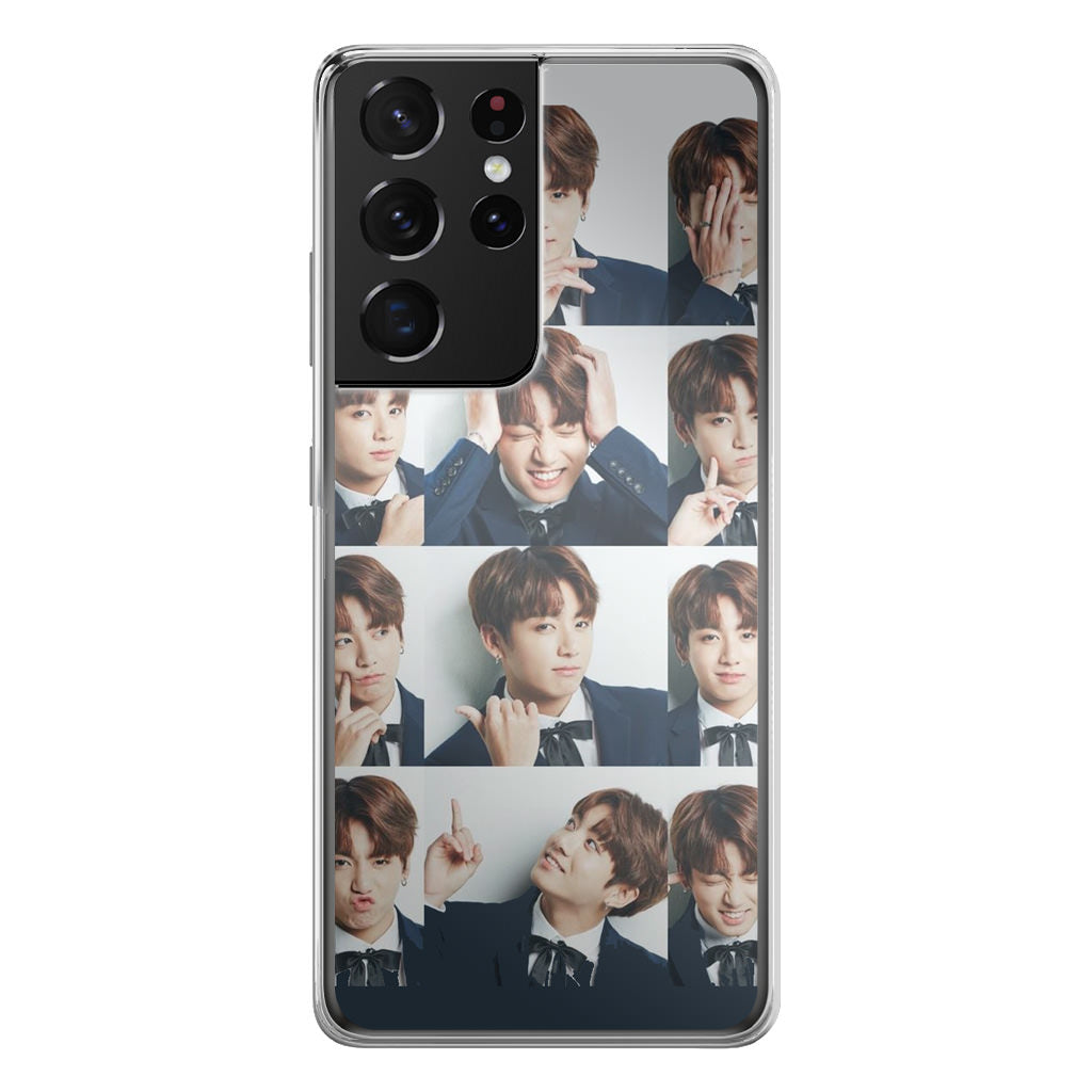 Jungkook Collage Galaxy S21 Ultra Case